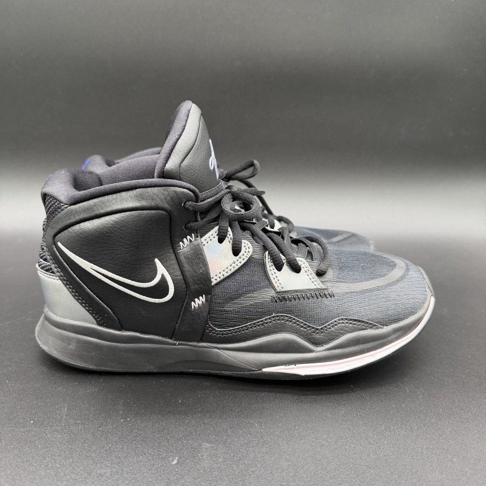 Nike Kyrie Infinity GS, Black Metallic Silver, Size 7Y, Basketball Shoes